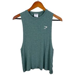 ❗️Gymshark Womens Tank Top Green Be A Visionary Small Yoga Athletic